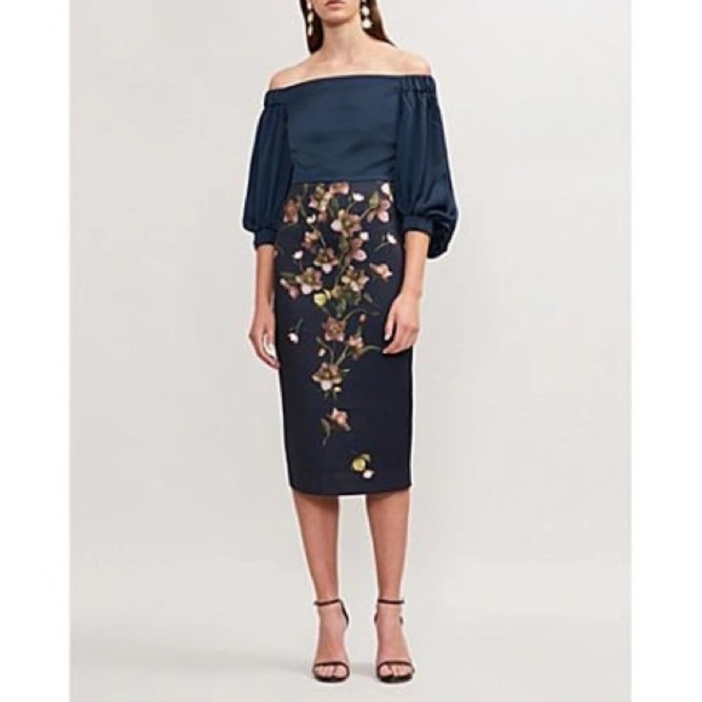 Ted Baker Beaa Black MIDI dress. Size 2 Best offer